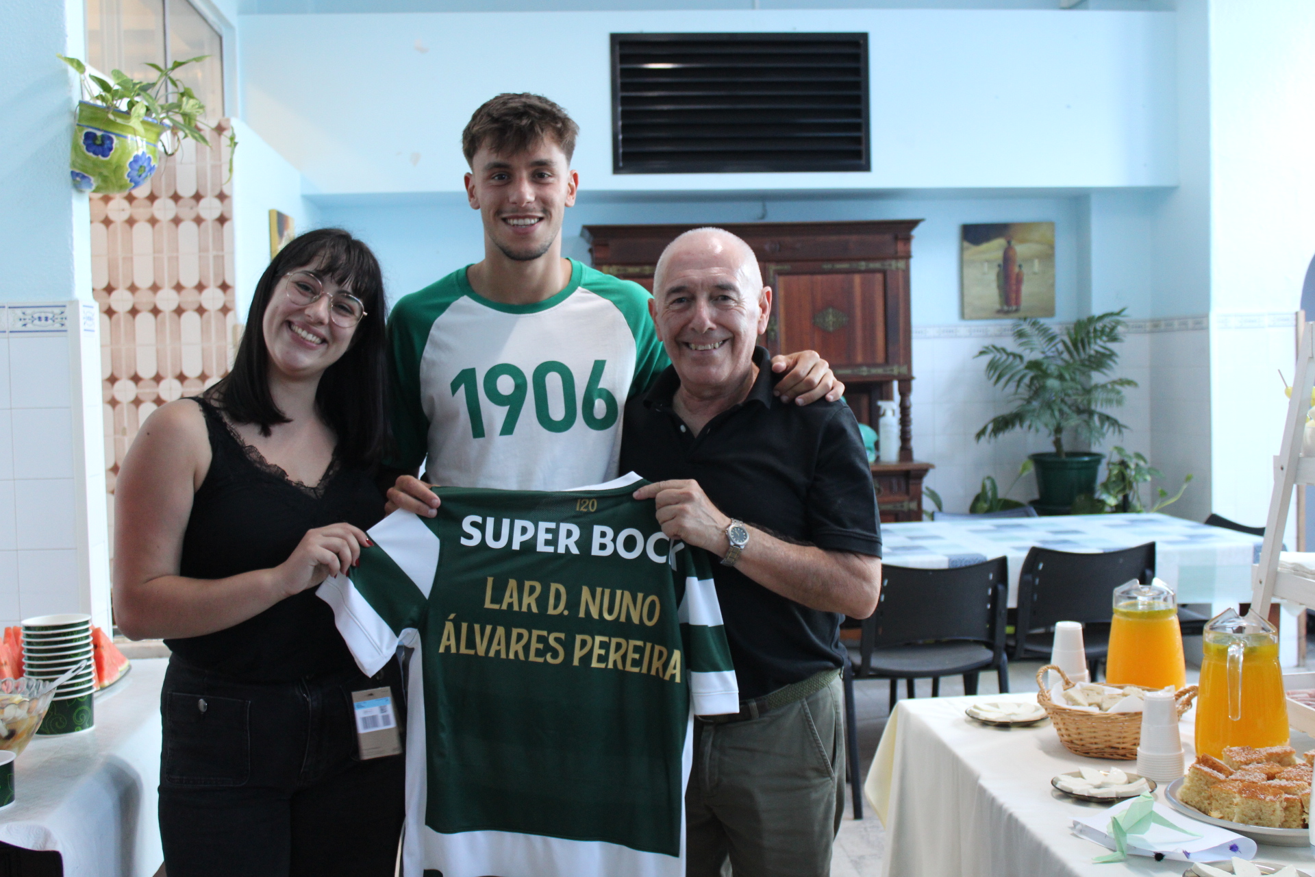 Visita de Georgios Vagiannidis à Casa de Acolhimento Lar D. Nuno Álvares Pereira reforça laços de proximidade e inclusão