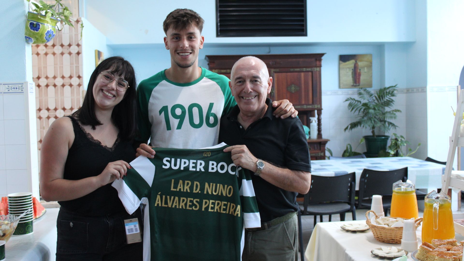 Visita de Georgios Vagiannidis à Casa de Acolhimento Lar D. Nuno Álvares Pereira reforça laços de proximidade e inclusão
